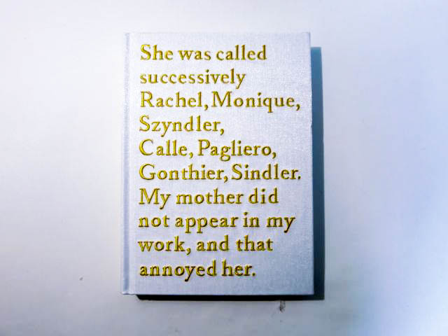 ソフィ・カル作品集: SOPHIE CALLE: RACHEL, MONIQUE
